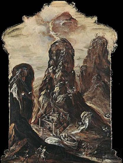 GRECO, El Mount Sinai Norge oil painting art
